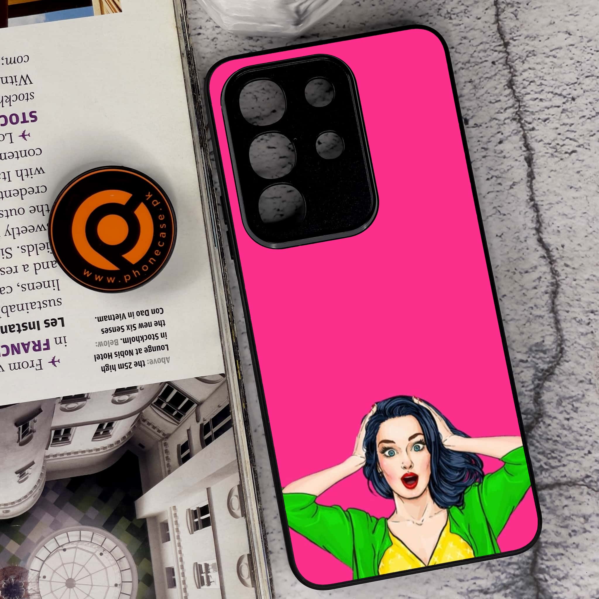 Vivo Y29 4G - Anime Girls Series - Premium Metal Printed soft Bumper Shock Proof Case