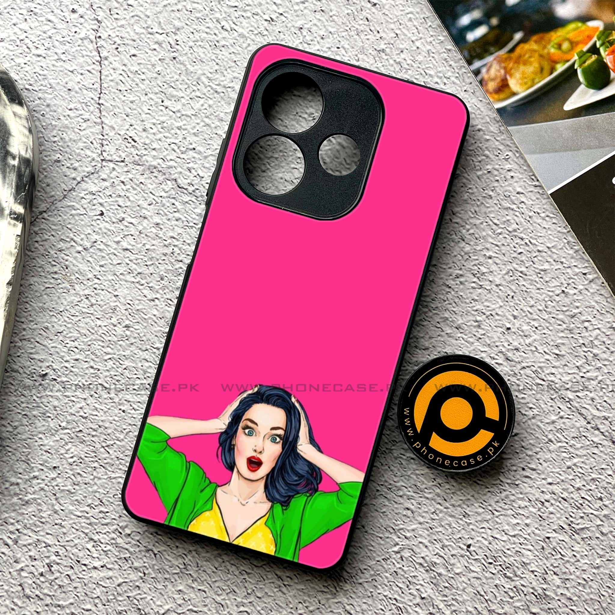 Oppo A5 Pro - Anime Girls Series - Premium Metal Printed soft Bumper shock Proof Case