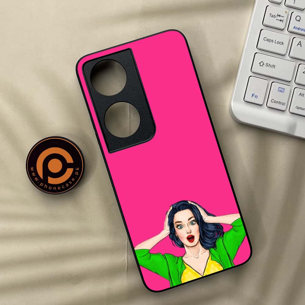 Honor X7b - Anime Girls Series - Premium Metal  Printed soft Bumper shock Proof Case