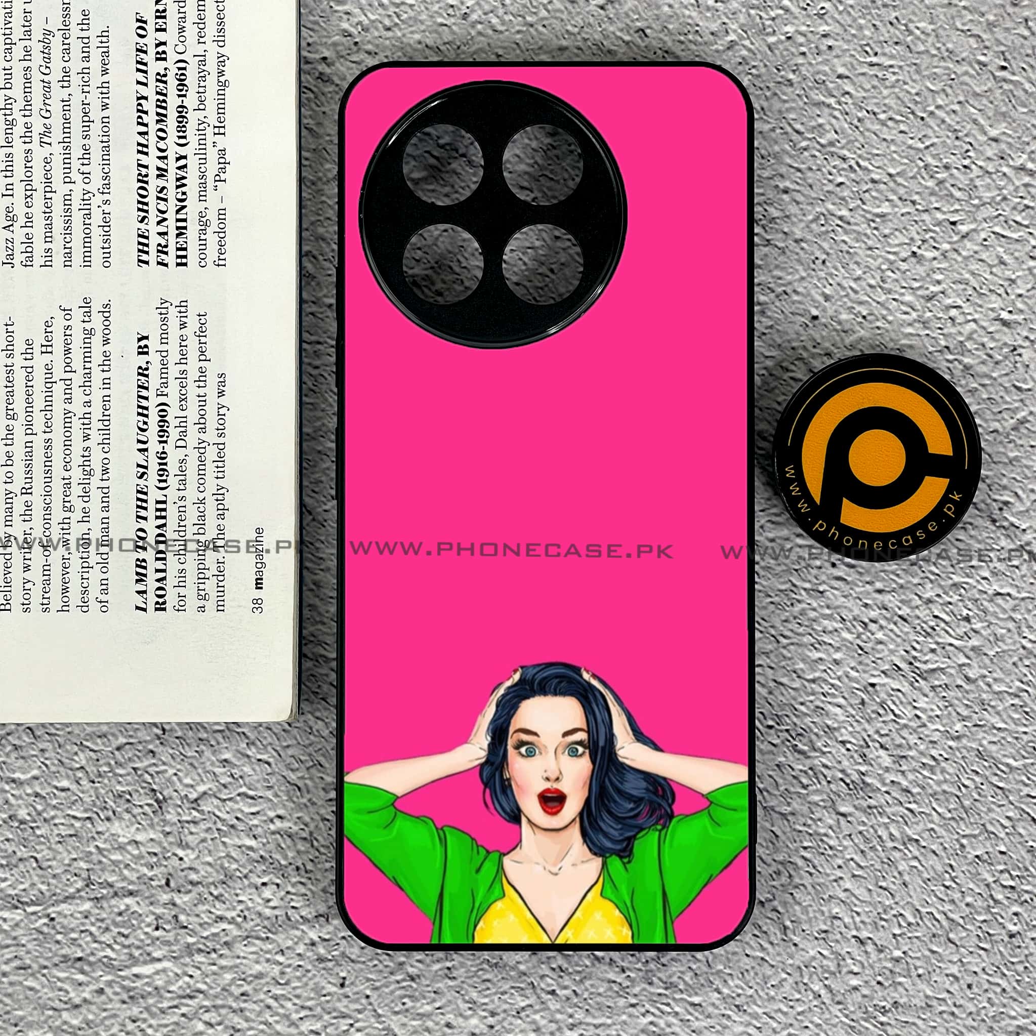 OnePlus Ace 5 - Anime Girls Series - Premium Metal Printed soft Bumper shock Proof Case