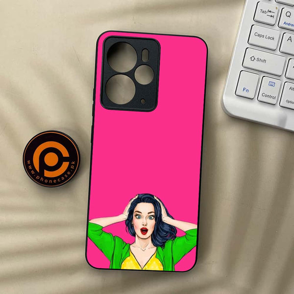 Realme 14 5G - Anime Girls Series - Premium Metal Printed soft Bumper Shock Proof Case