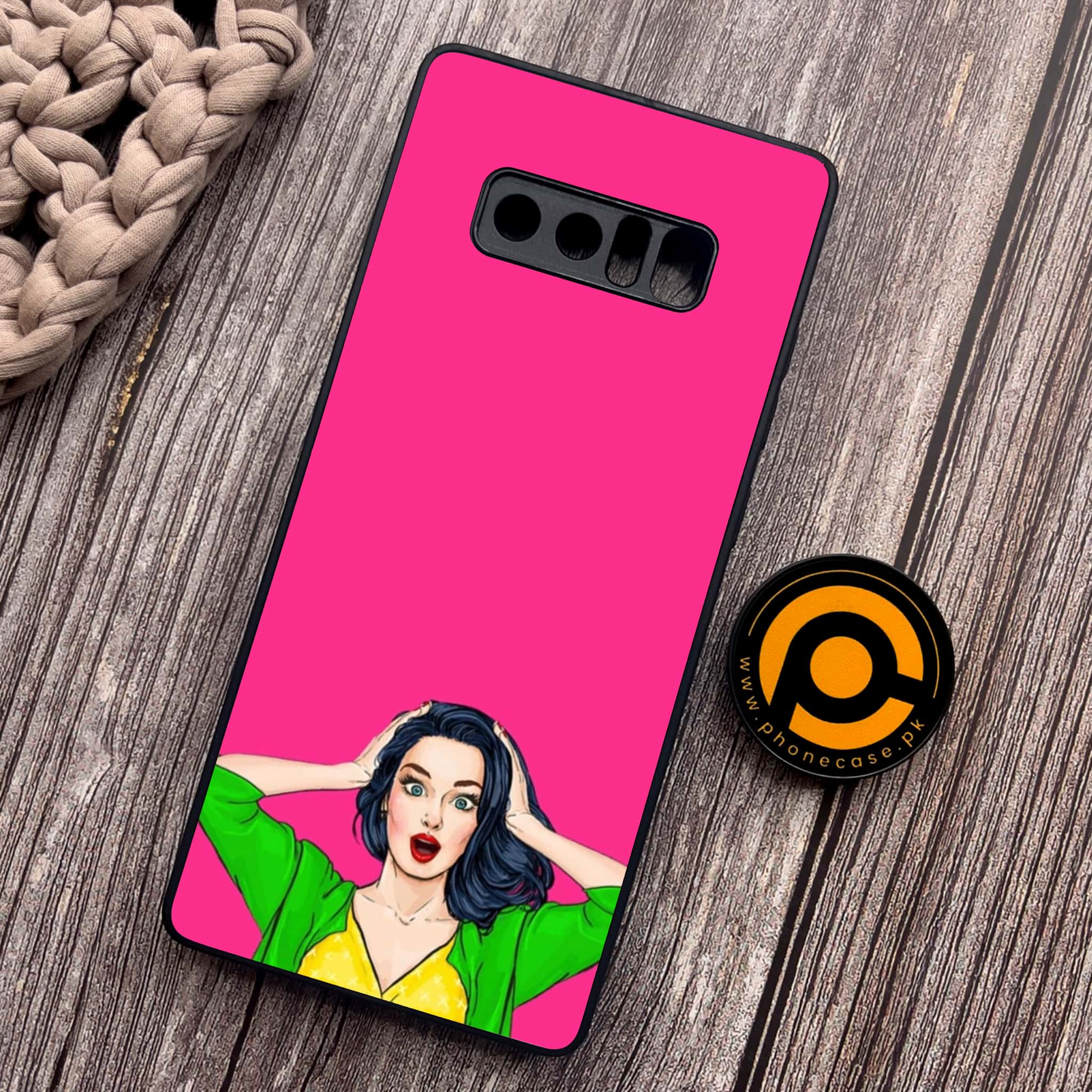 Samsung Galaxy Note 8 - Anime Girls Series - Premium Metal Printed soft Bumper shock Proof Case