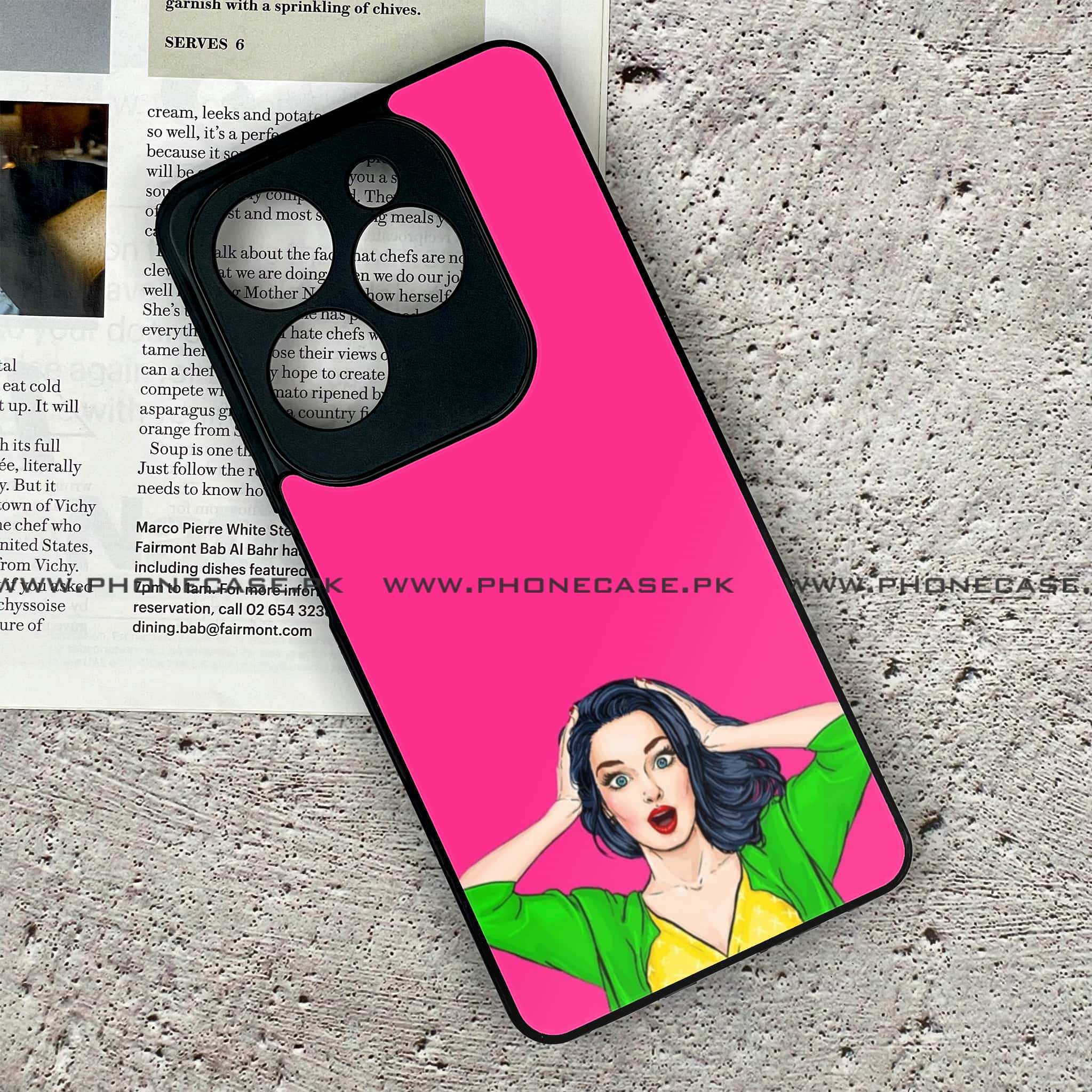 Tecno Spark 20 Pro - Anime Girls Series - Premium Printed Glass soft Bumper shock Proof Case