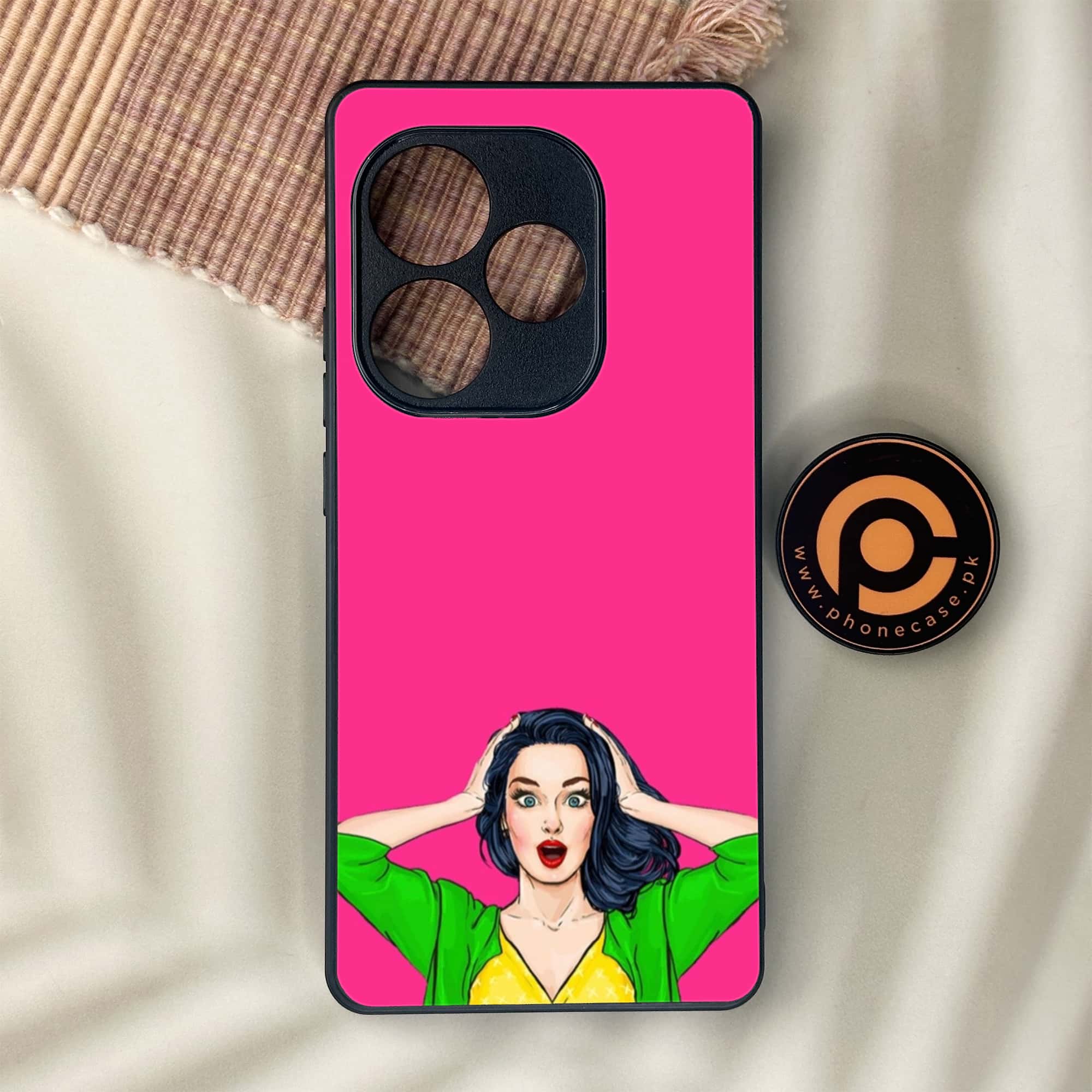 Realme GT 6 - Anime Girls Series - Premium Metal Printed soft Bumper shock Proof Case
