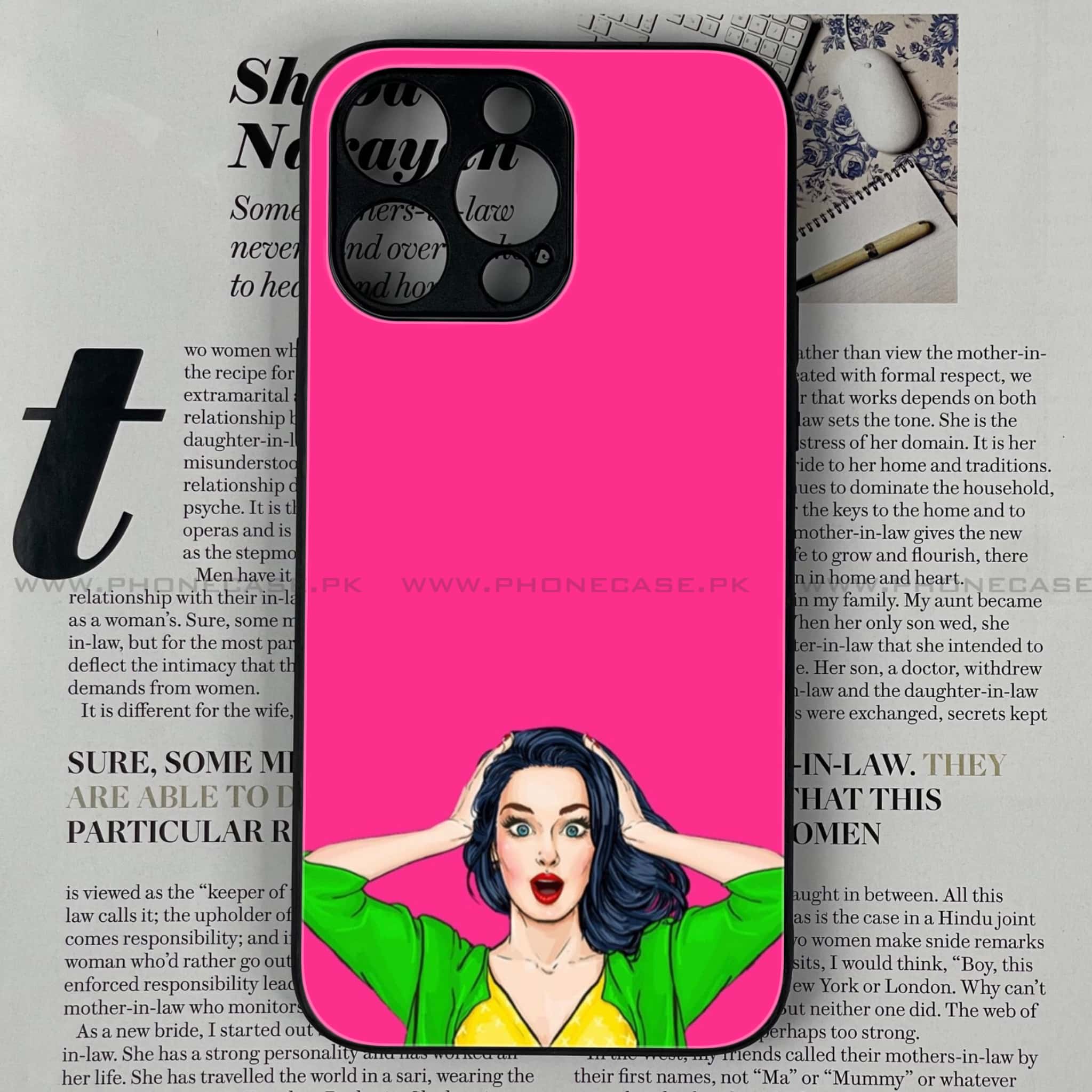 iPhone 13 Pro Max - Anime Girls - Premium Metal Printed soft Bumper shock Proof Case