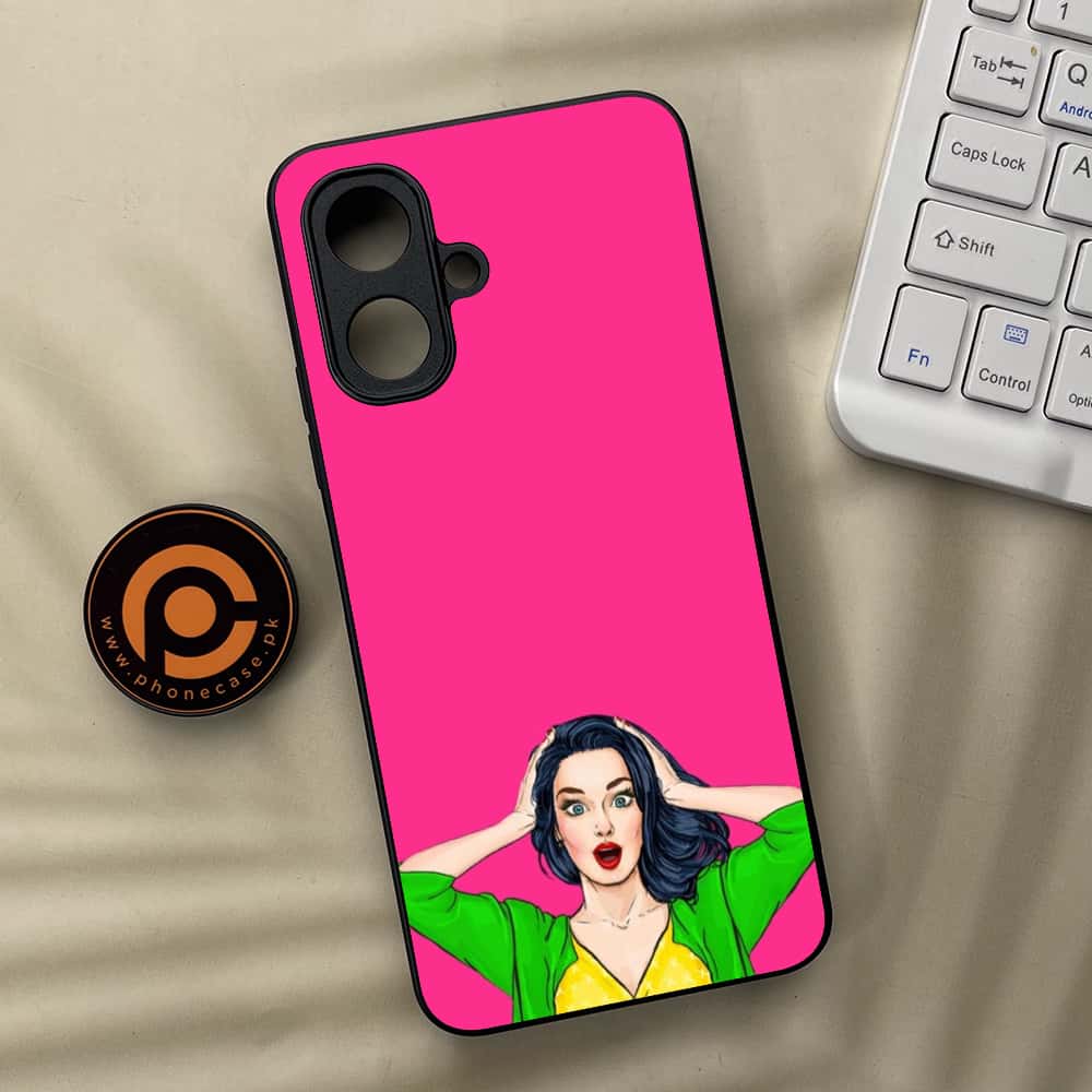 Tecno Spark Go 2 - Anime Girls Series - Premium Metal Printed soft Bumper Shock Proof Case