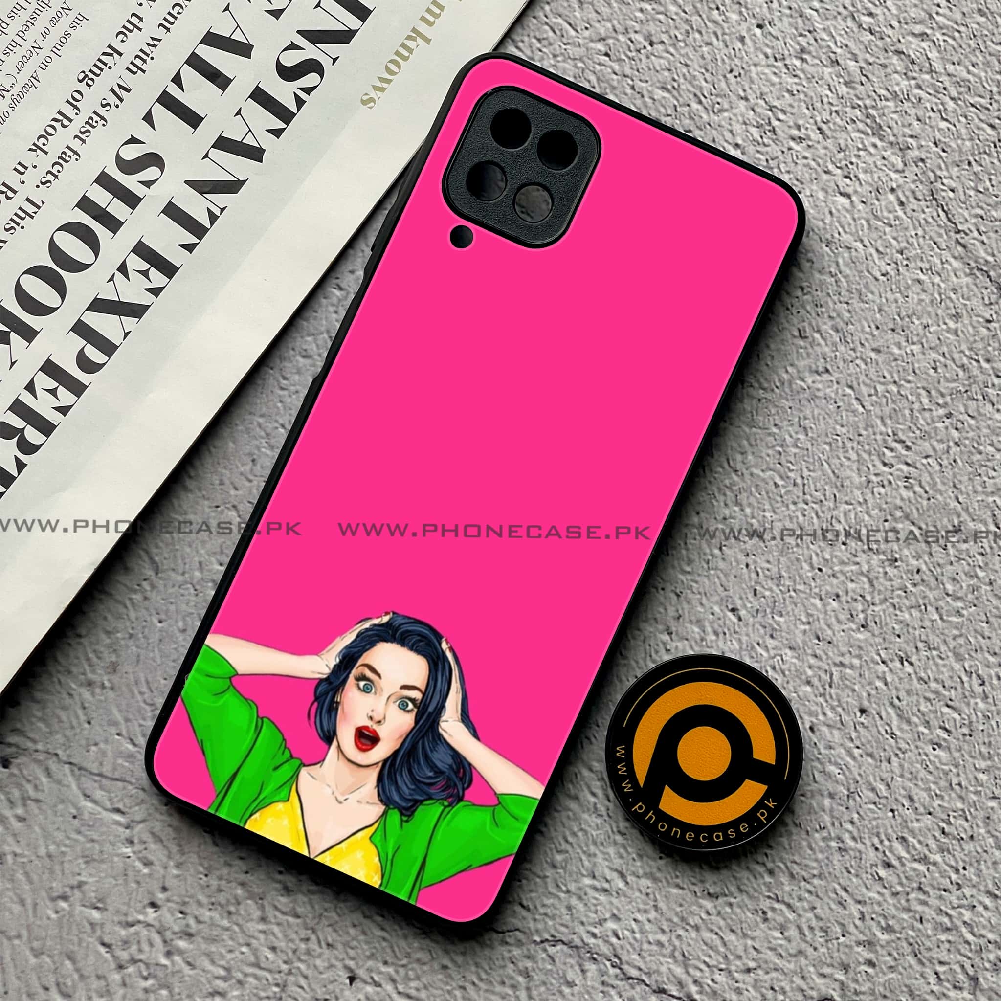 Samsung Galaxy A12 / A12 Nacho - Anime Girls Series - Premium Printed Glass soft Bumper shock Proof Case