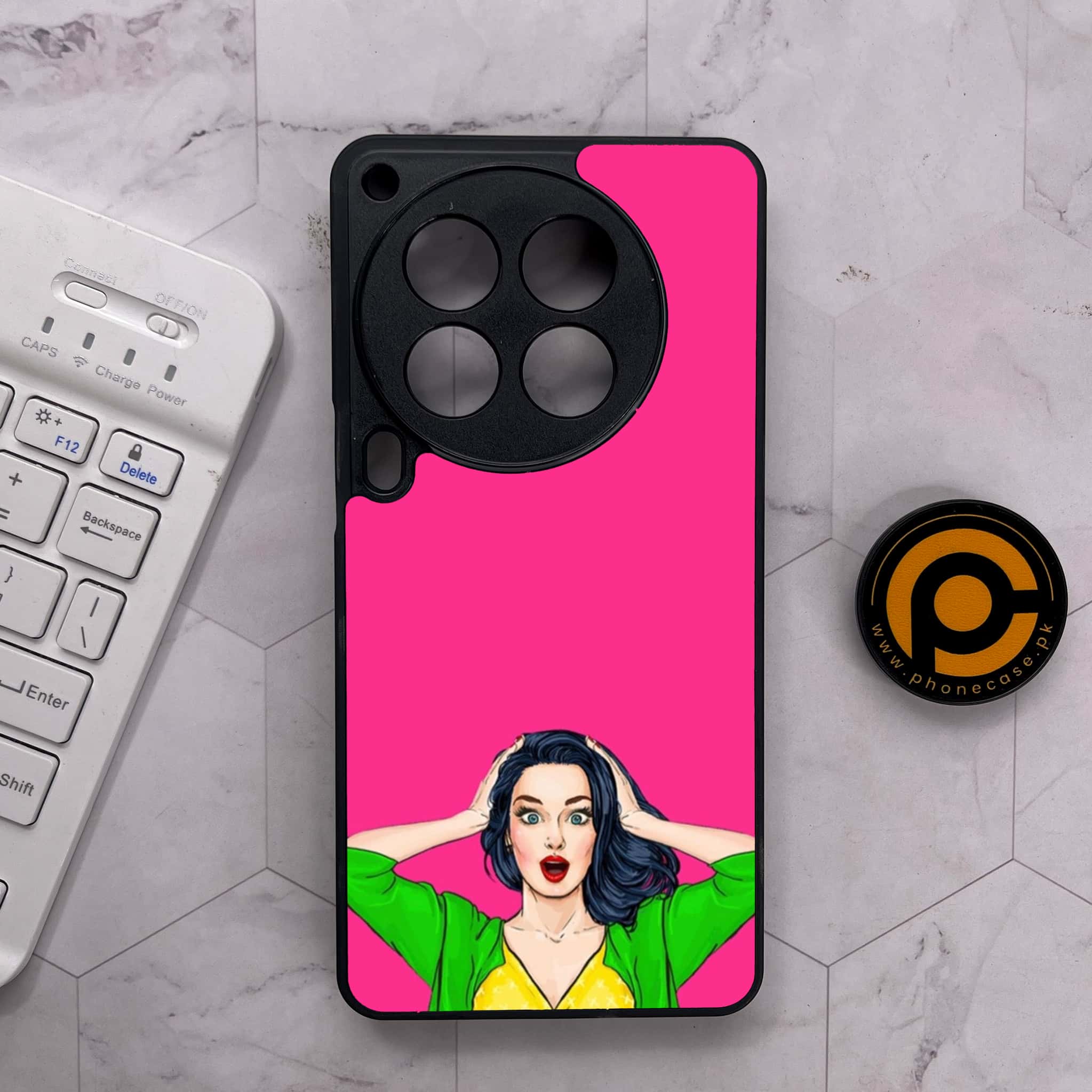 Tecno Camon 30 Premier - Anime Girls Series - Premium Metal Printed soft Bumper shock Proof Case