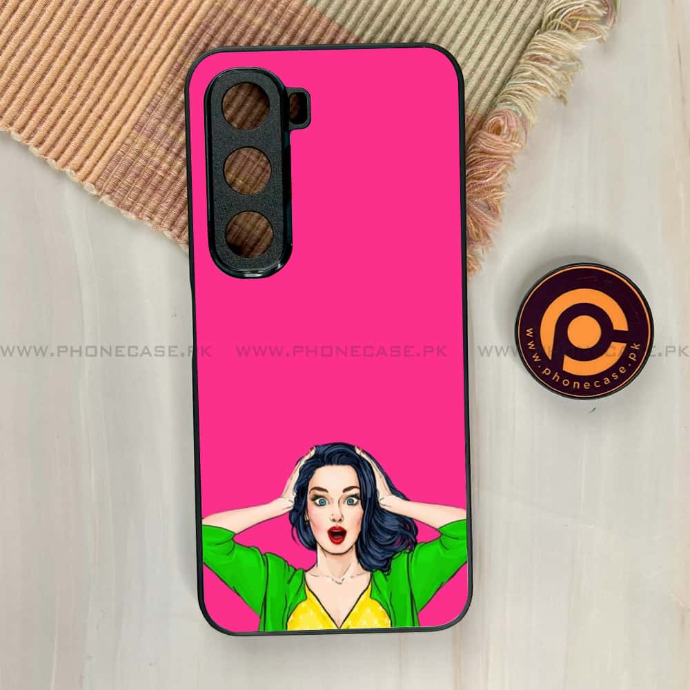 Infinix Hot 60i - Anime Girls Series - Premium Metal Printed soft Bumper shock Proof Case