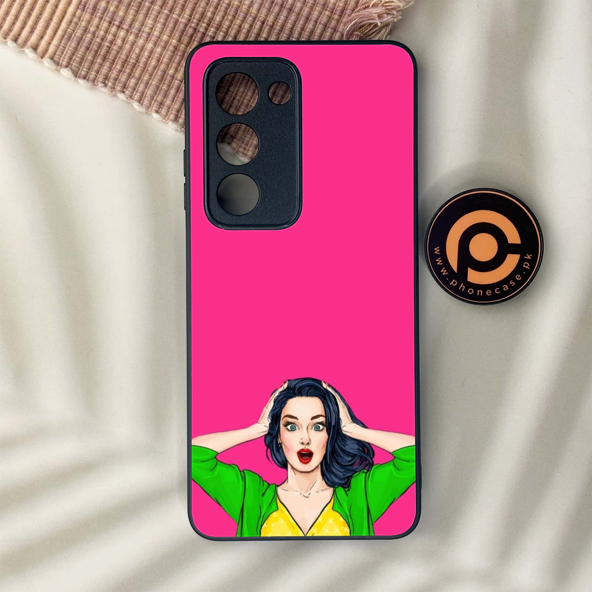 Oppo A5 2025 - Anime Girls Series - Premium Metal Printed soft Bumper shock Proof Case