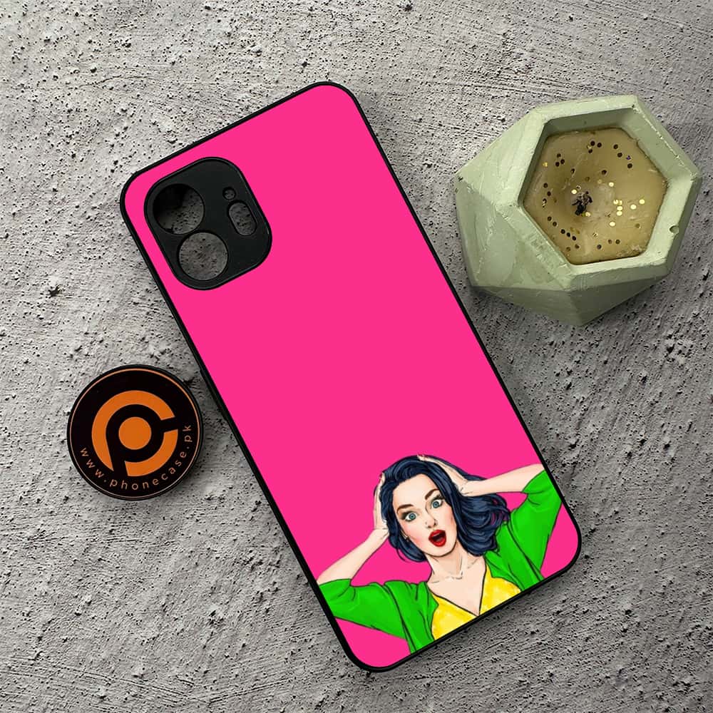Nothing Phone 2 - Anime Girls Series - Premium Metal  Printed soft Bumper shock Proof Case