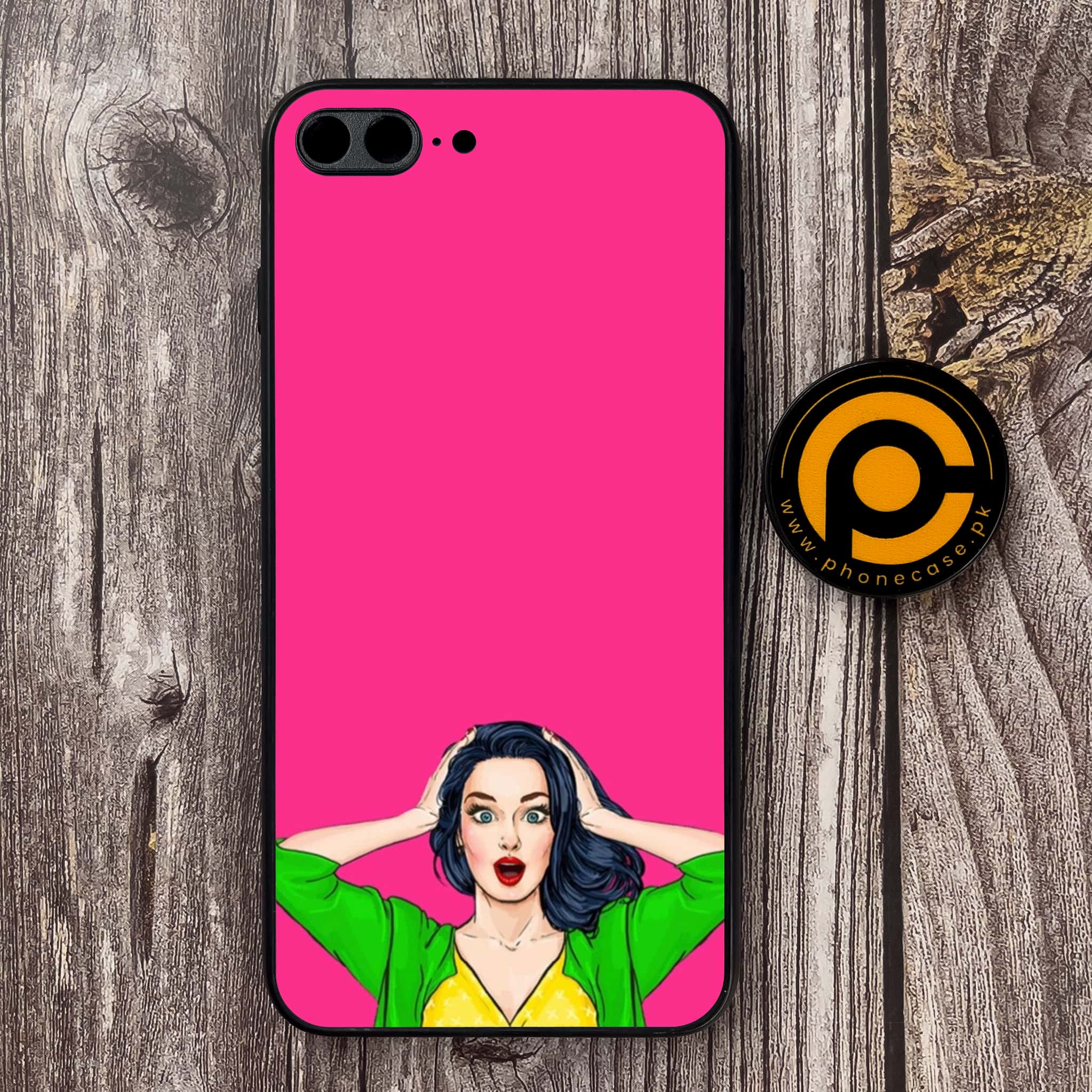 iPhone 7 Plus/ 8 Plus - Anime Girls Series - Premium Metal Printed soft Bumper shock Proof Case