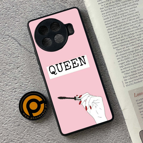 Tecno Spark 20 pro plus - Anime Girls Series - Premium Metal Printed soft Bumper shock Proof Case