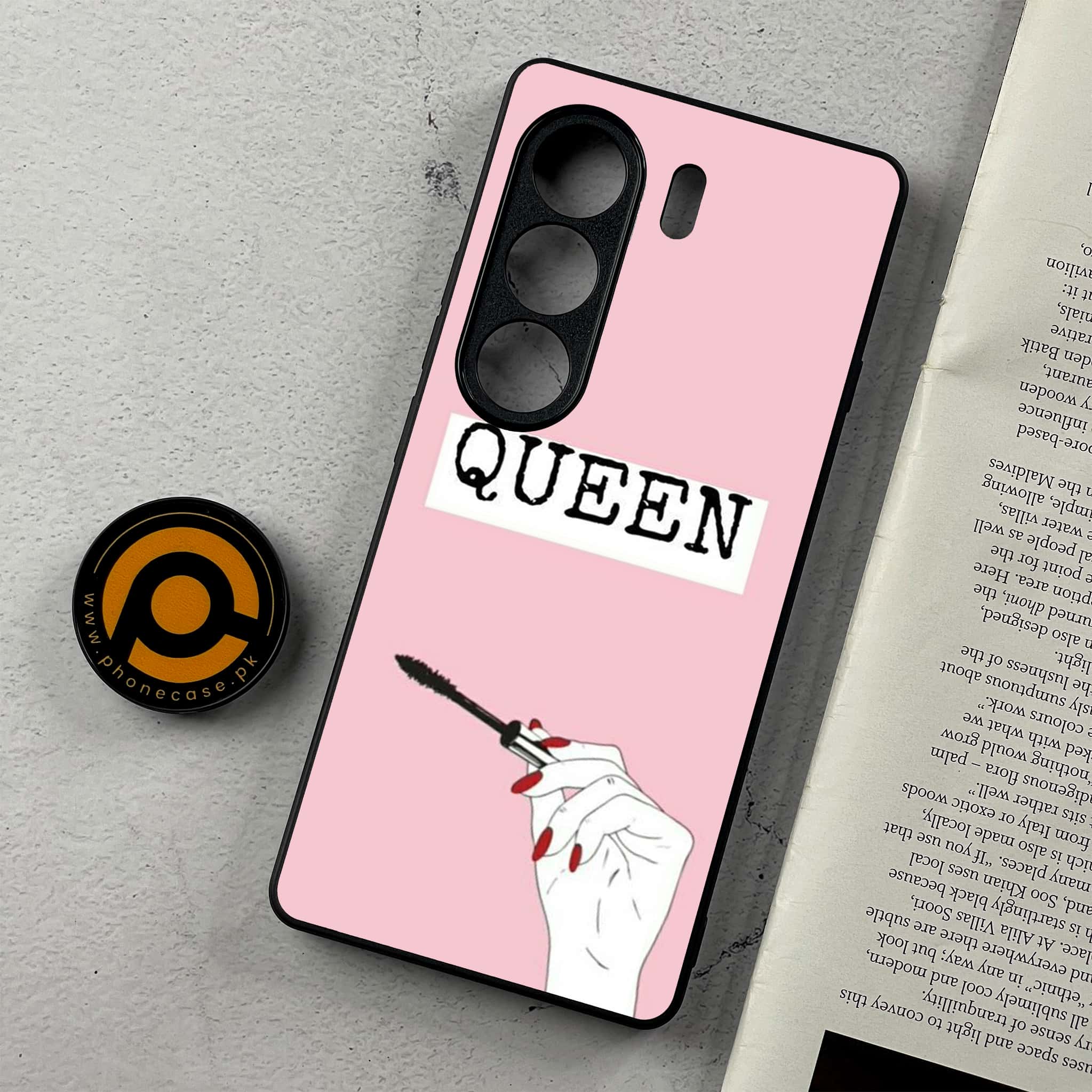 Tecno Camon 40 Pro - Anime Girls Series - Premium Metal Printed Soft Bumper Shockproof Case