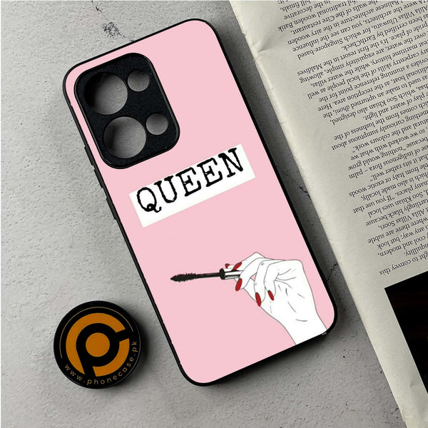 Oppo Reno 13 - Anime Girls Series - Premium Metal Printed Soft Bumper Shockproof Case