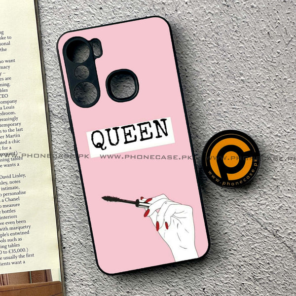 Infinix Hot 12 Pro - Anime Girls Series - Premium Metal Printed soft Bumper shock Proof Case