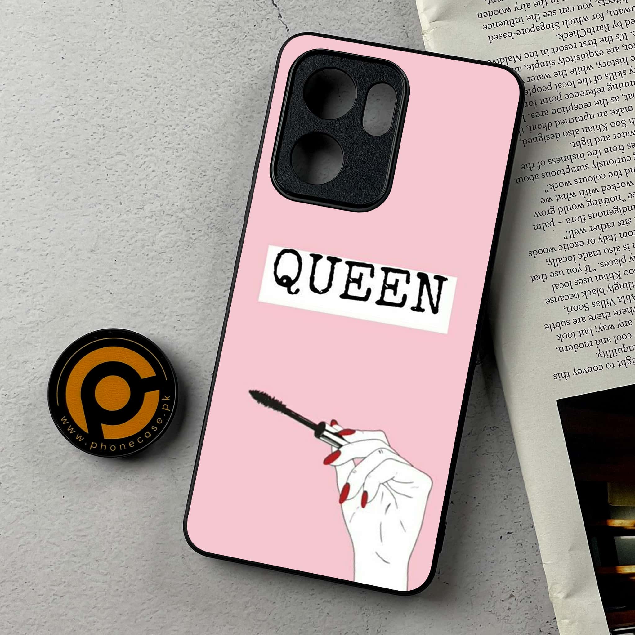 Oppo A5x - Anime Girls Series - Premium Metal Printed Soft Bumper Shockproof Case