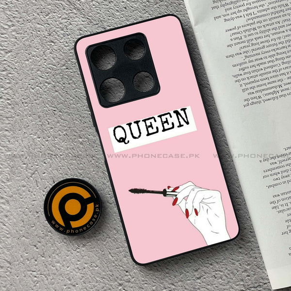 Infinix Note 30 Pro - Anime Girls Series - Premium Metal Printed soft Bumper shock Proof Case
