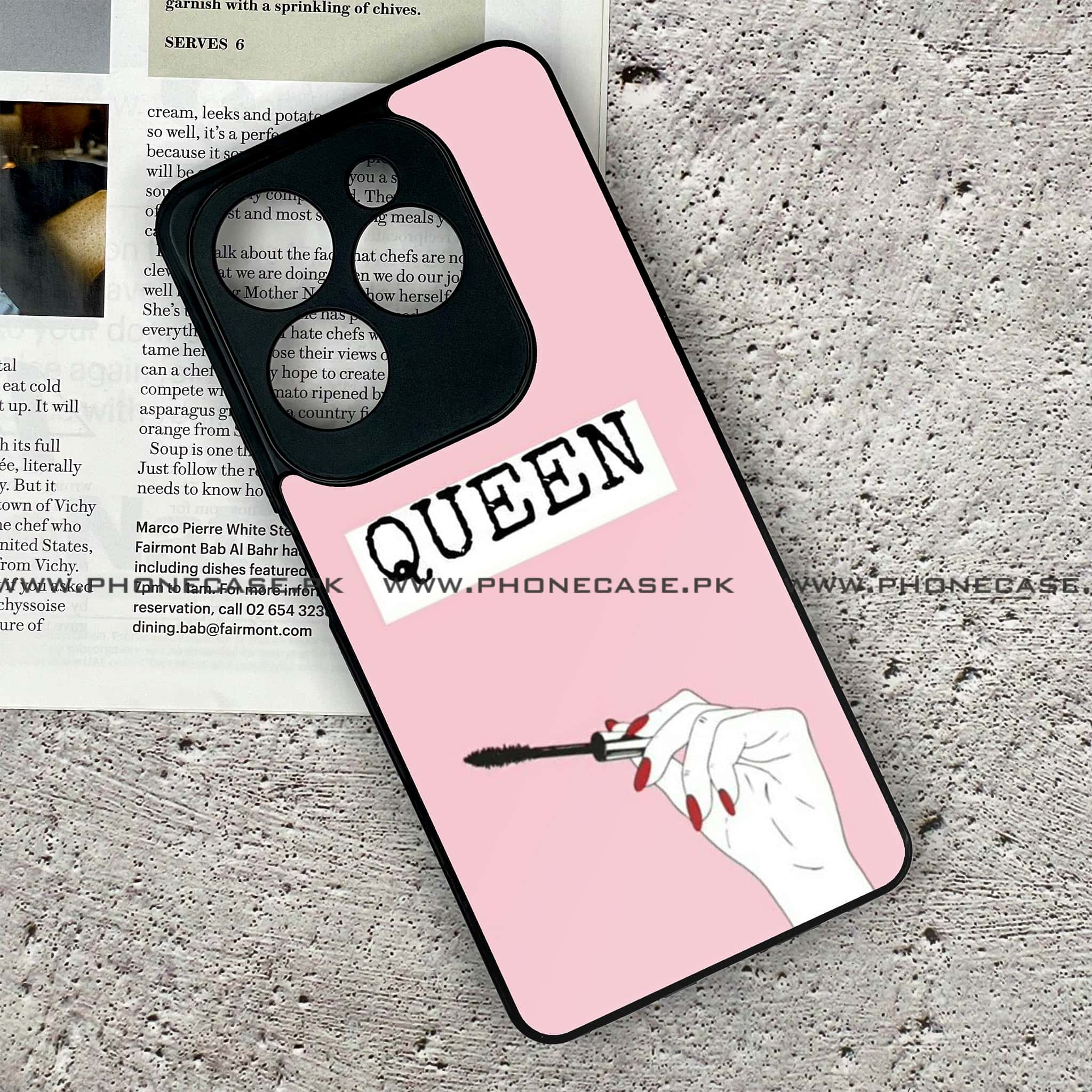 Tecno Spark 20 Pro - Anime Girls Series - Premium Printed Glass soft Bumper shock Proof Case