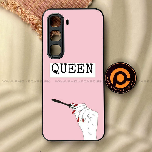 Infinix Hot 60 Pro - Anime Girls Series - Premium Metal Printed soft Bumper shock Proof Case