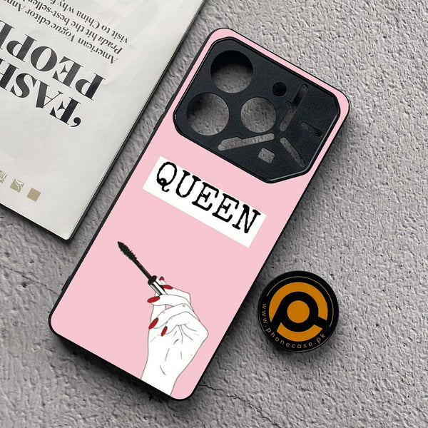 Tecno Pova 6 Neo - Anime Girls Series - Premium Metal  Printed soft Bumper shock Proof Case