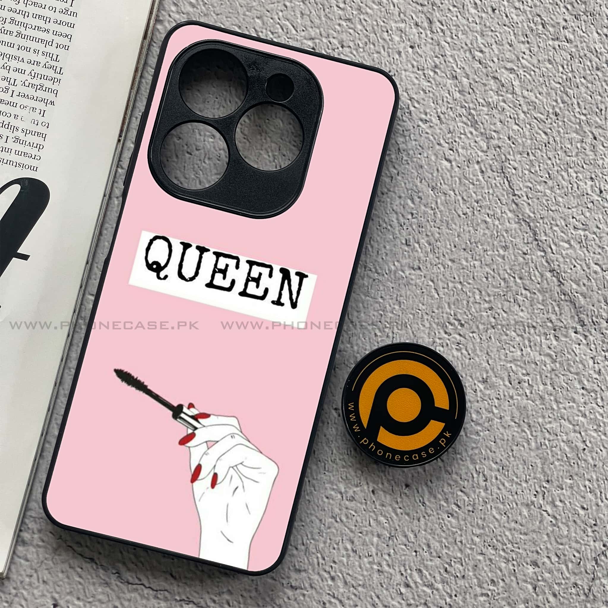 Infinix Smart 8 - Anime Girls Series - Premium Metal Printed soft Bumper shock Proof Case