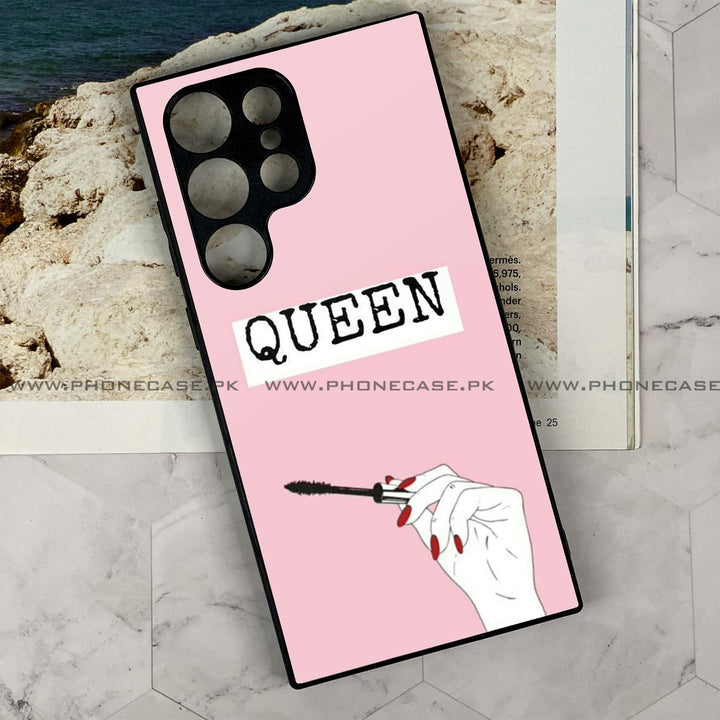 Samsung Galaxy S22 Ultra - Anime Girls Design 1- Premium Metal Printed soft Bumper shock Proof Case CS-46904