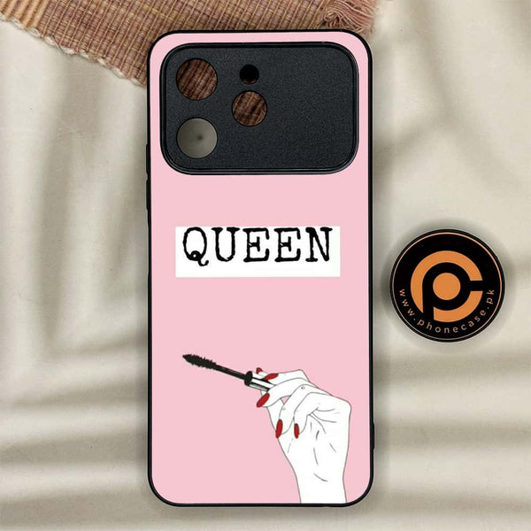Tecno Spark 40 - Anime Girls Series - Premium Metal Printed soft Bumper shock Proof Case