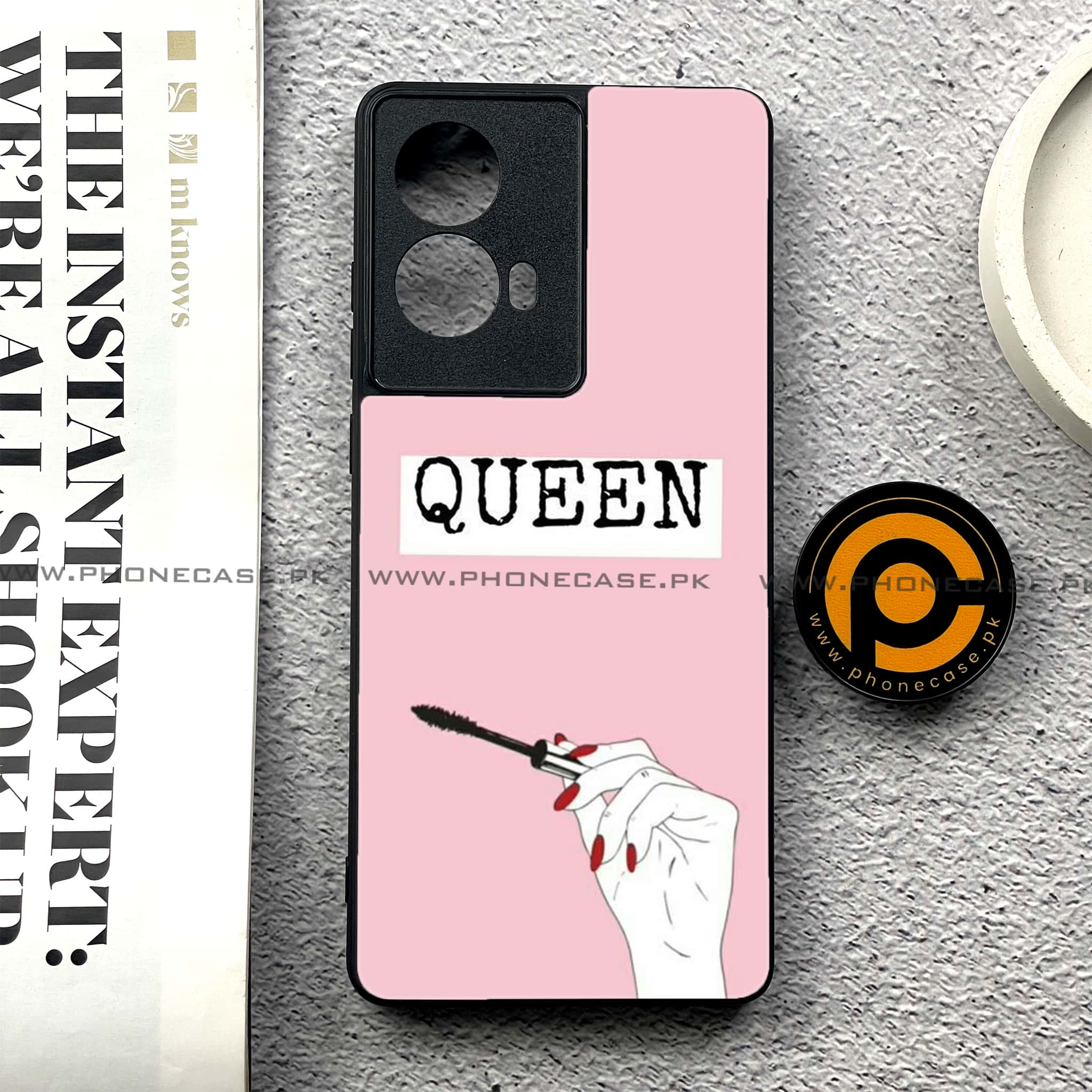 Moto G85 - Anime Girls Series - Premium Printed Glass soft Bumper shock Proof Case