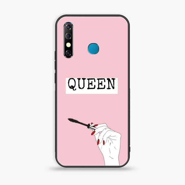 Infinix Hot 8 - Anime Girls Series - Premium Metal Printed soft Bumper Shock Proof Case