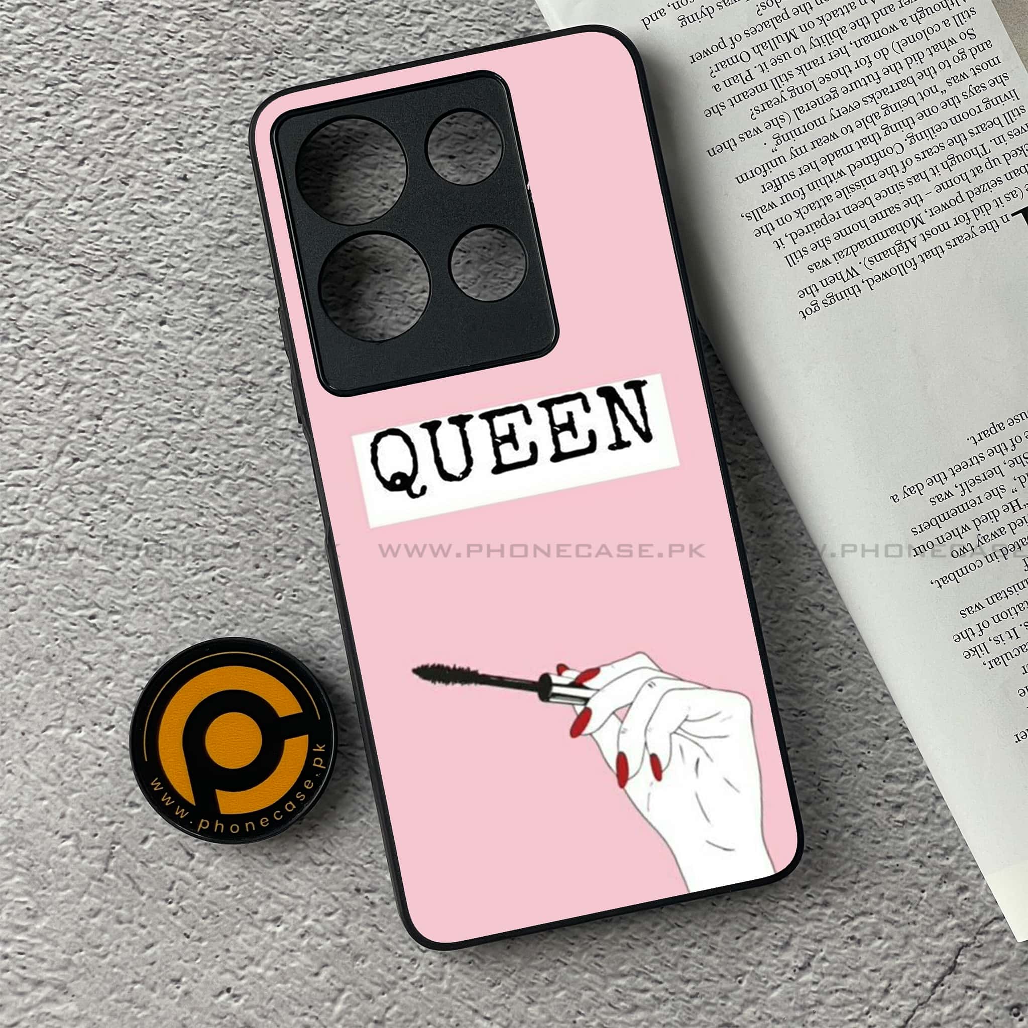 Infinix Note 30 - Anime Girls Series - Premium Printed Glass soft Bumper shock Proof Case