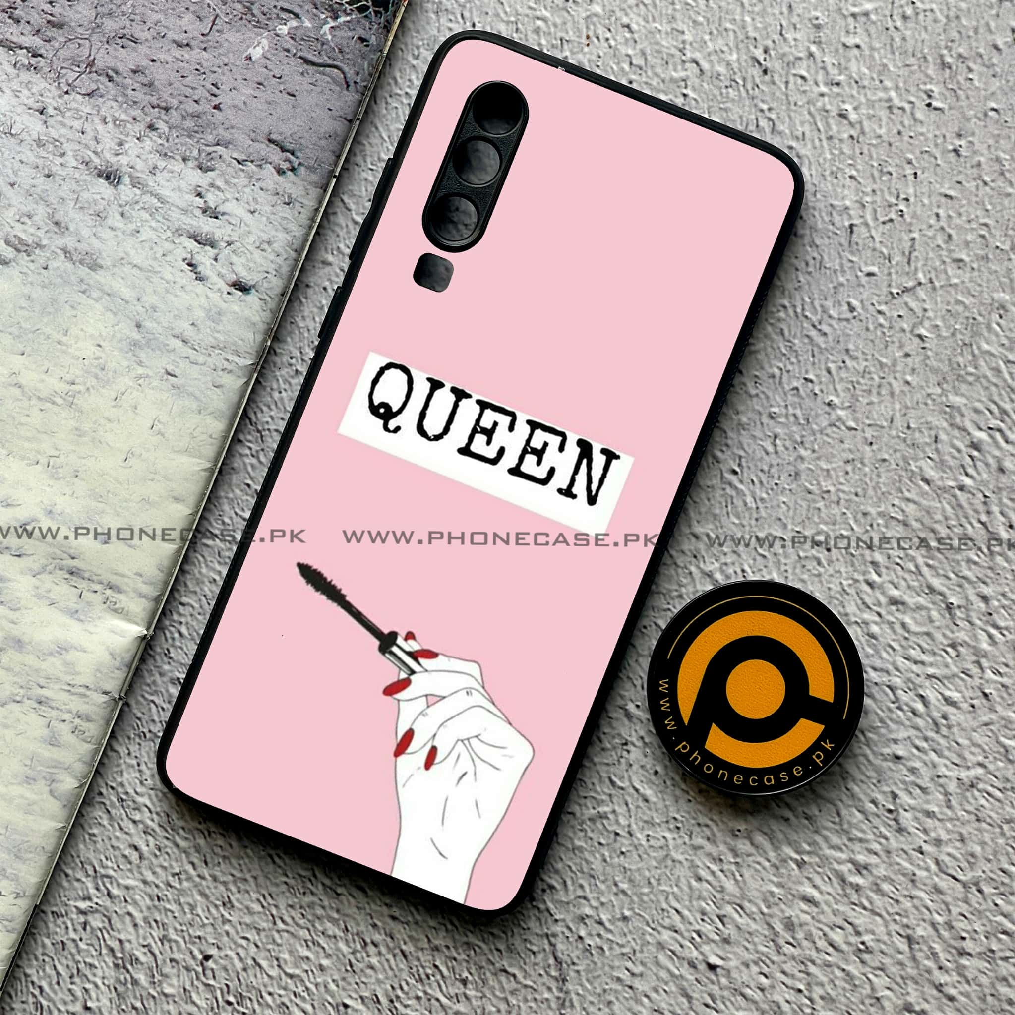 Huawei P30 - Anime Girls Series - Premium Printed Glass soft Bumper shock Proof Case