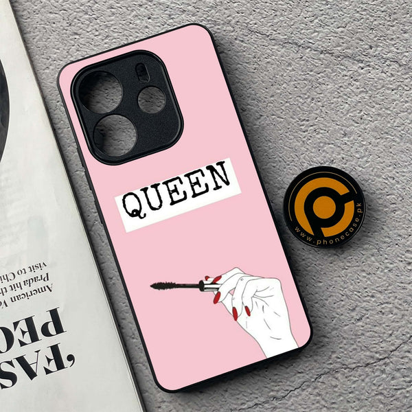 Xiaomi Redmi Note 14 - Anime Girls Series - Premium Printed Glass soft Bumper shock Proof Case