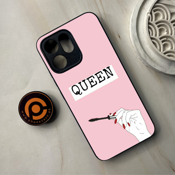 Oppo Reno 14F - Anime Girls Series - Premium Metal Printed Soft Bumper Shockproof Case