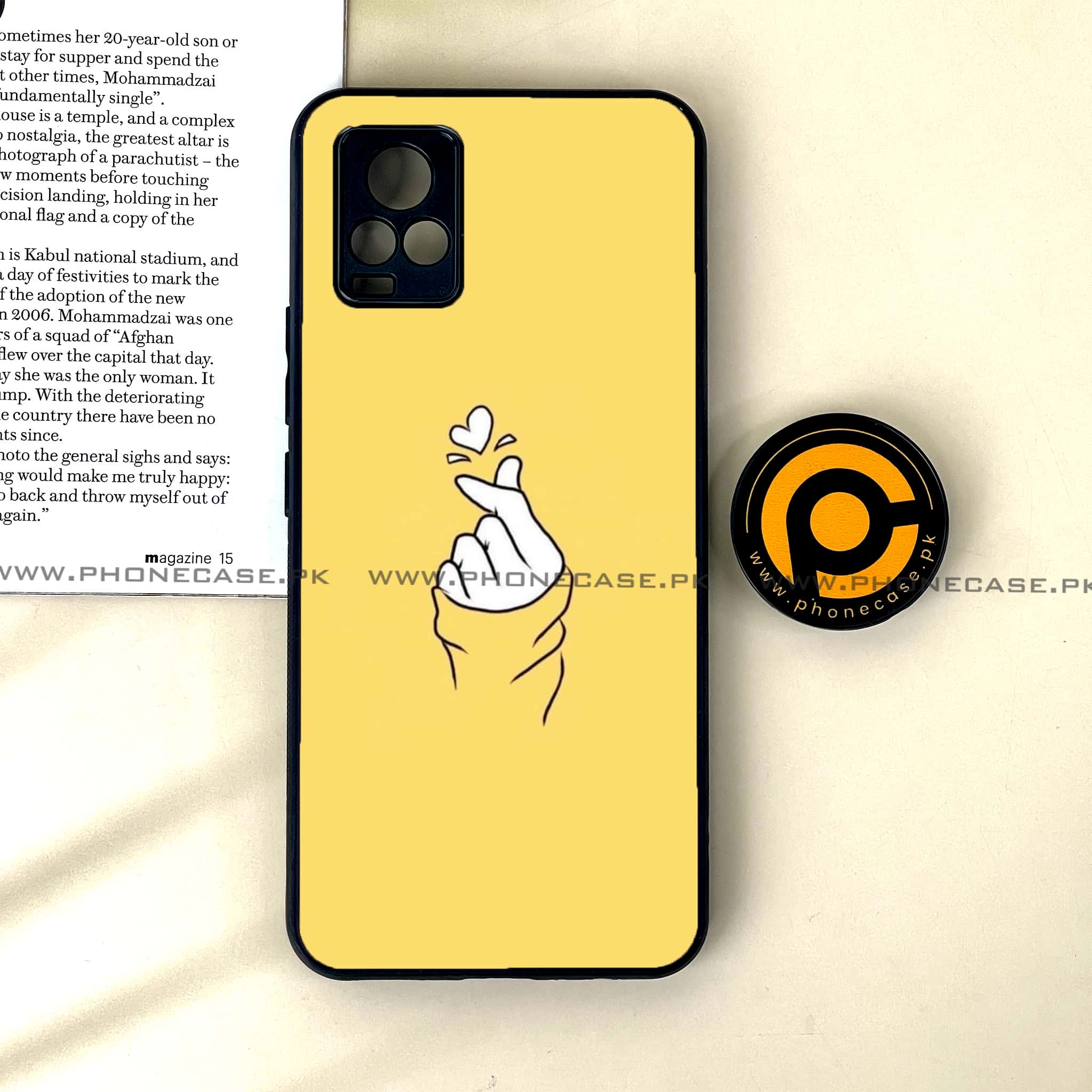 Vivo V20 - Anime Girls Series - Premium Printed Glass soft Bumper shock Proof Case