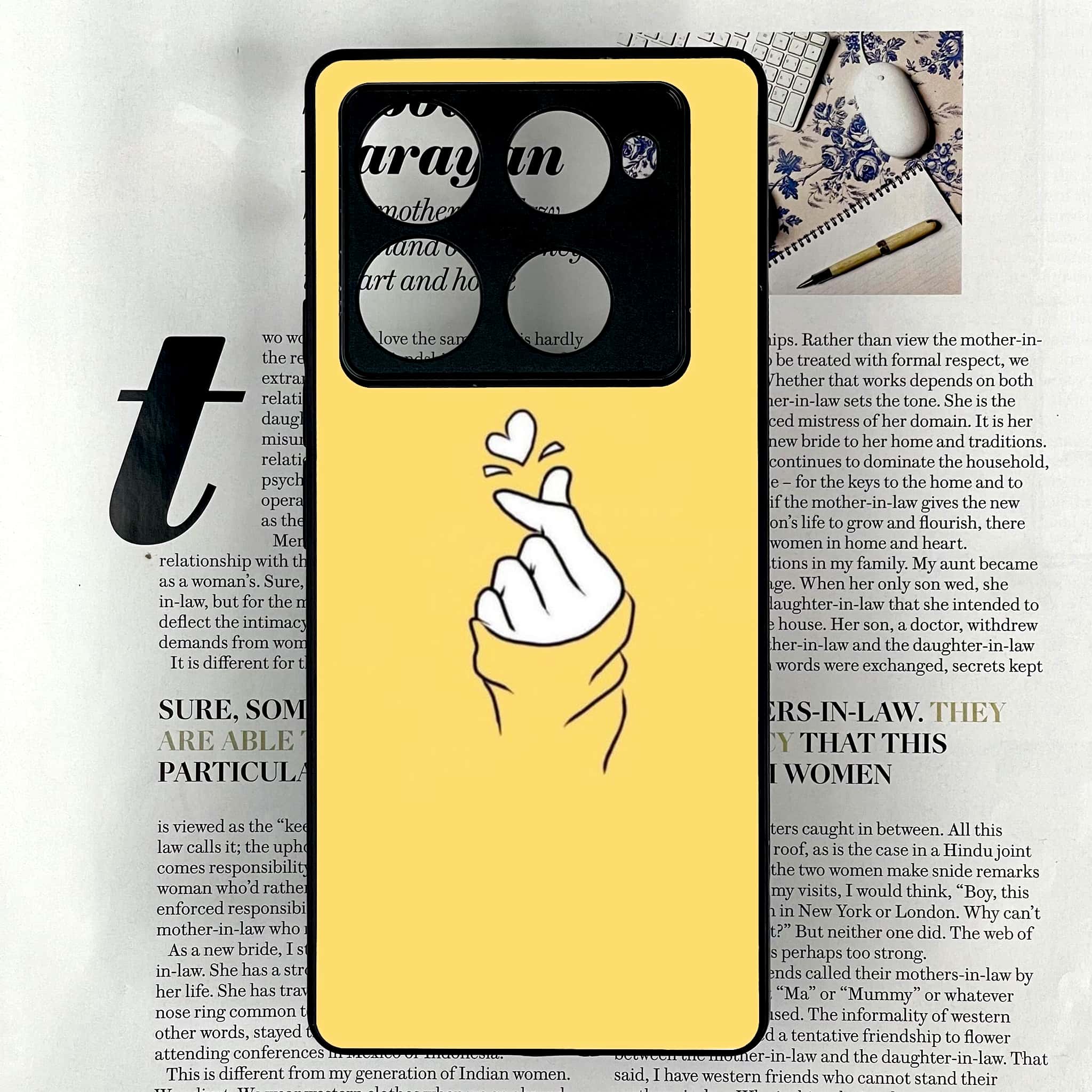 Infinix Note 40 Pro Plus - Anime Girls Series - Premium Metal Printed soft Bumper shock Proof Case