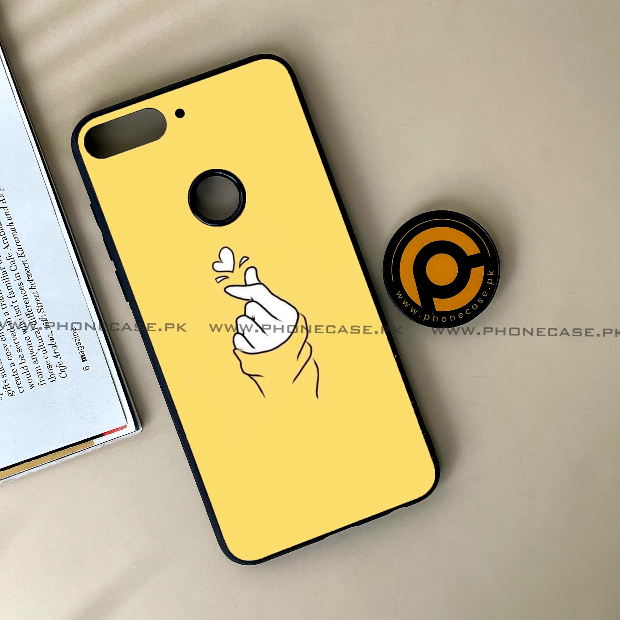 Huawei Y7 Prime (2018) - Anime Girls Series - Premium Printed Glass soft Bumper shock Proof Case