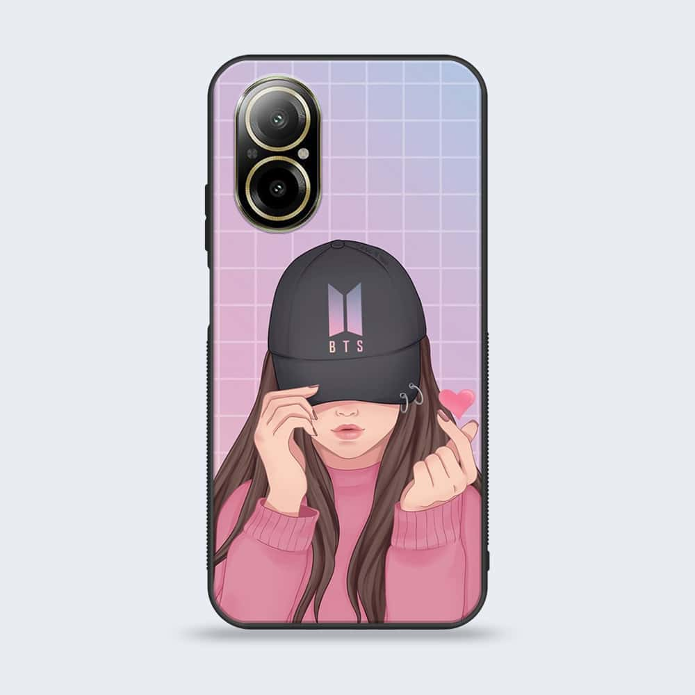 Realme C67 - Anime Girls Series - Premium Printed Glass soft Bumper shock Proof Case