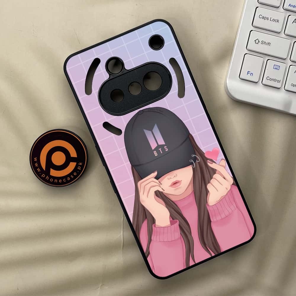 Nothing Phone 3a - Anime Girls Series - Premium Metal  Printed soft Bumper shock Proof Case