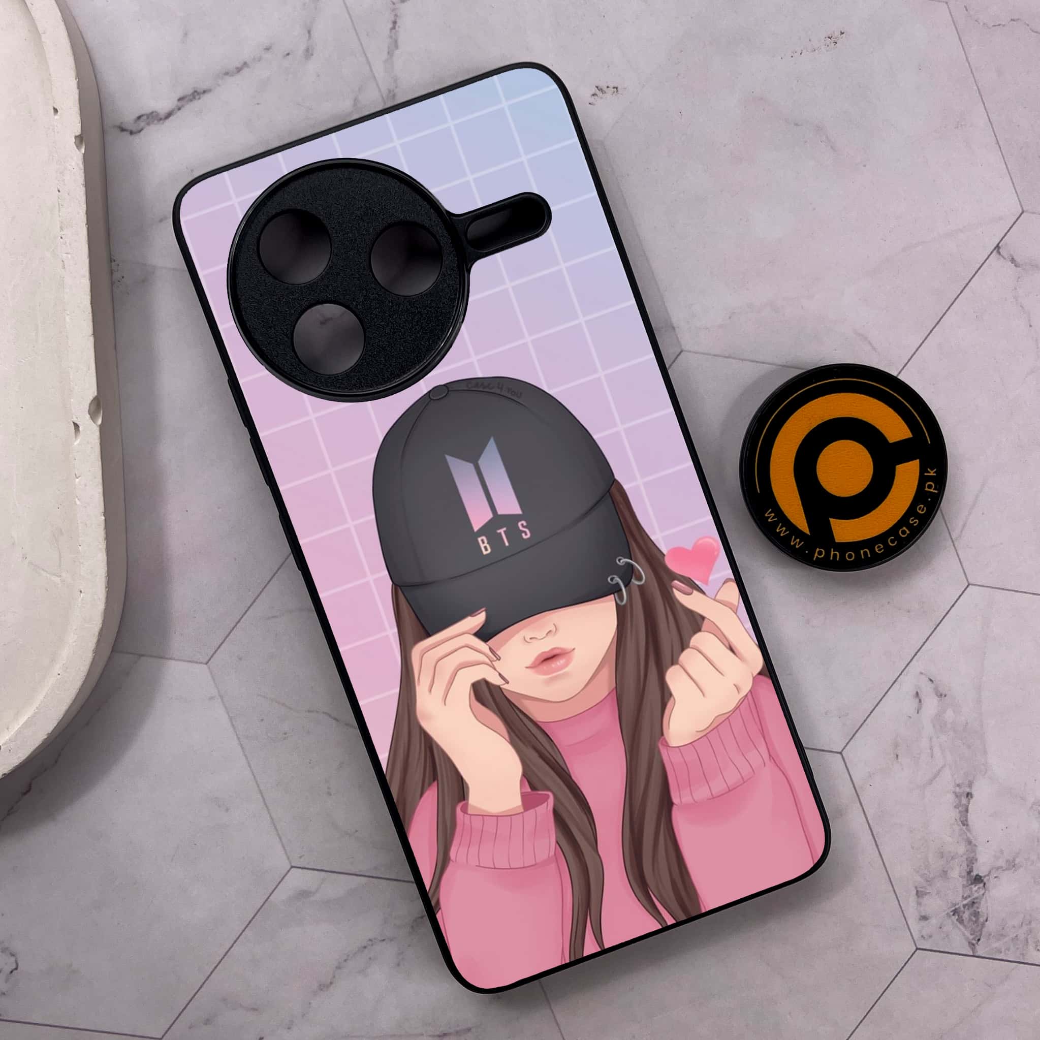 Xiaomi Poco F7 Pro 5G - Anime Girls Series - Premium Metal Printed soft Bumper shock Proof Case
