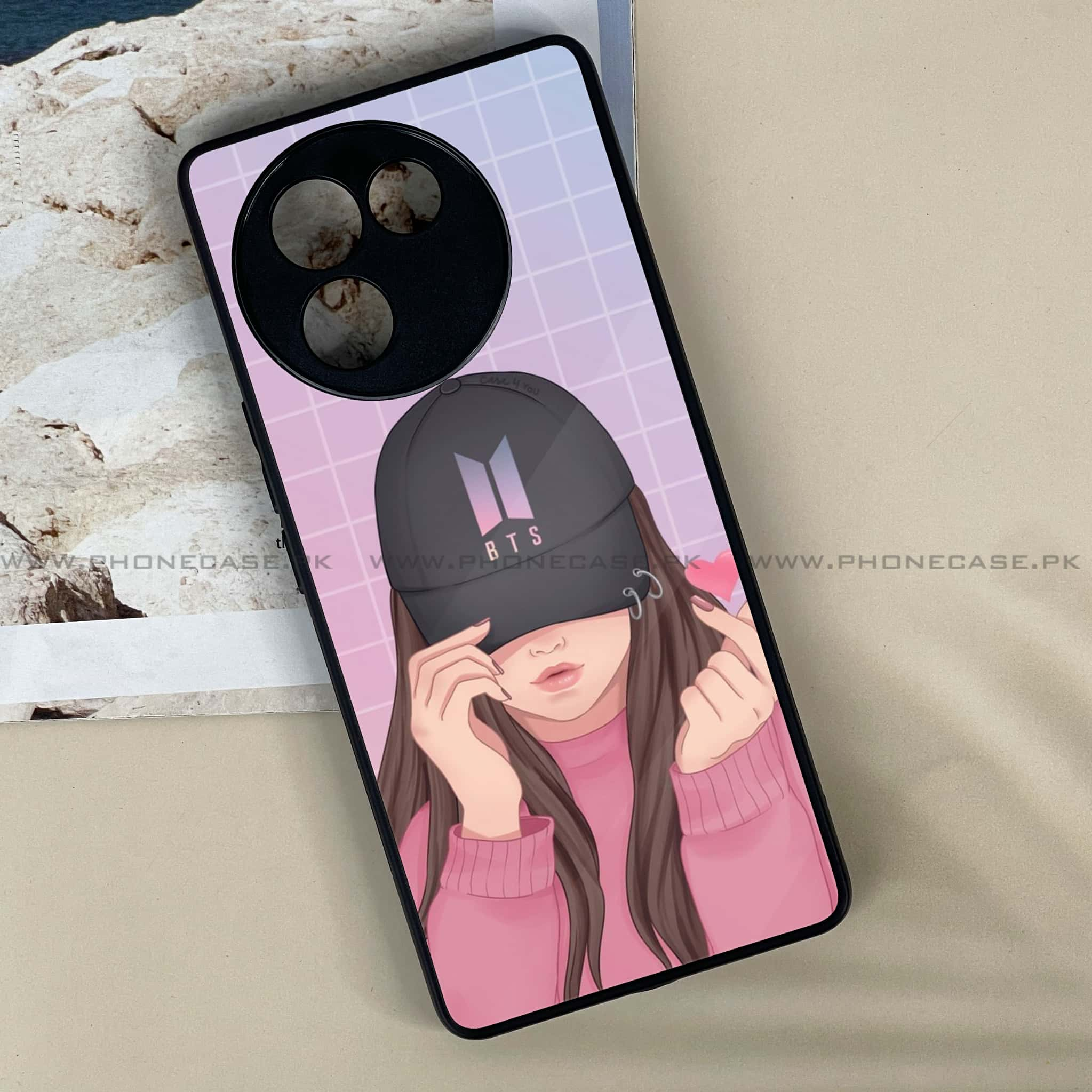 Vivo V30E - Anime Girls Series - Premium Printed Metal soft Bumper shock Proof Case