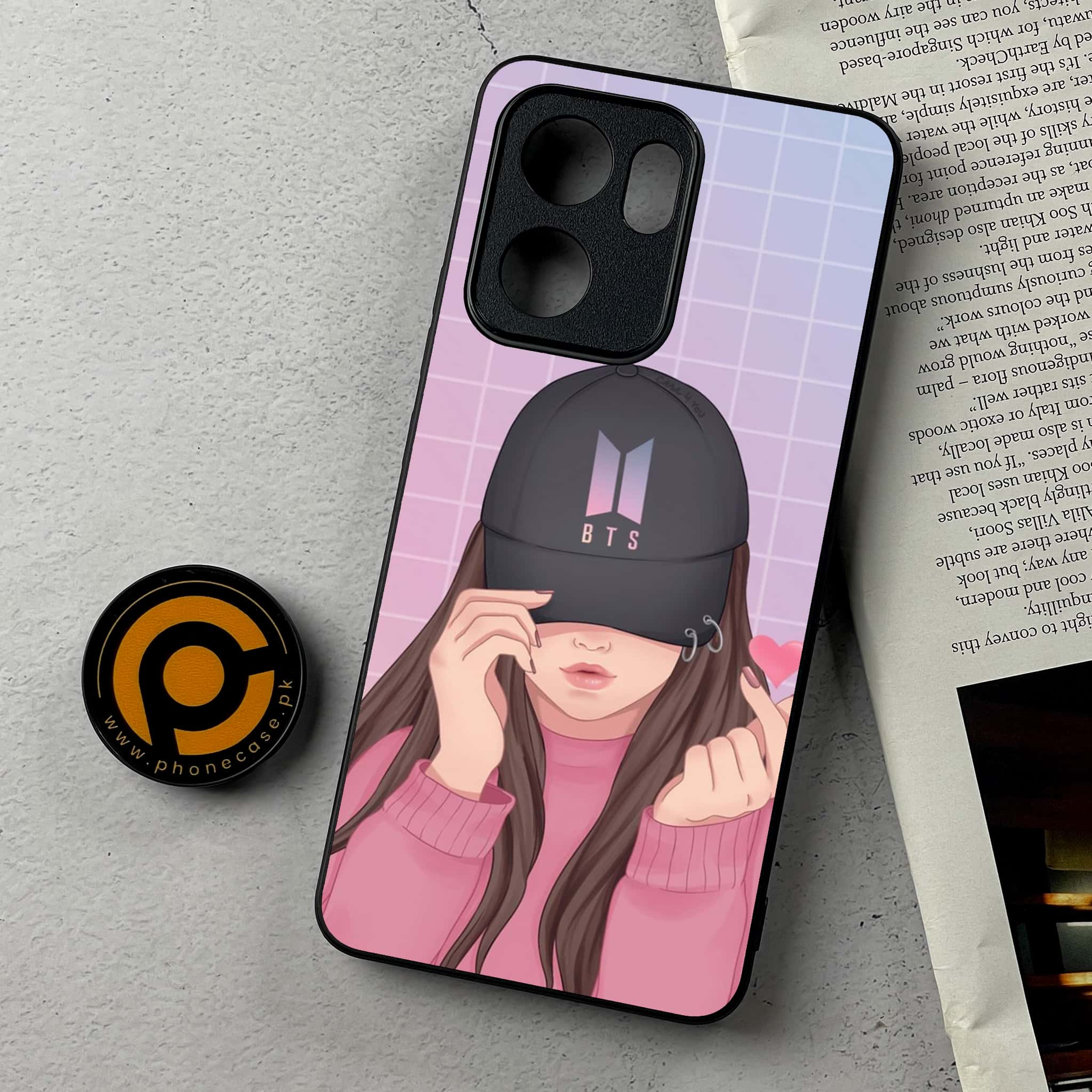 Oppo A5x - Anime Girls Series - Premium Metal Printed Soft Bumper Shockproof Case