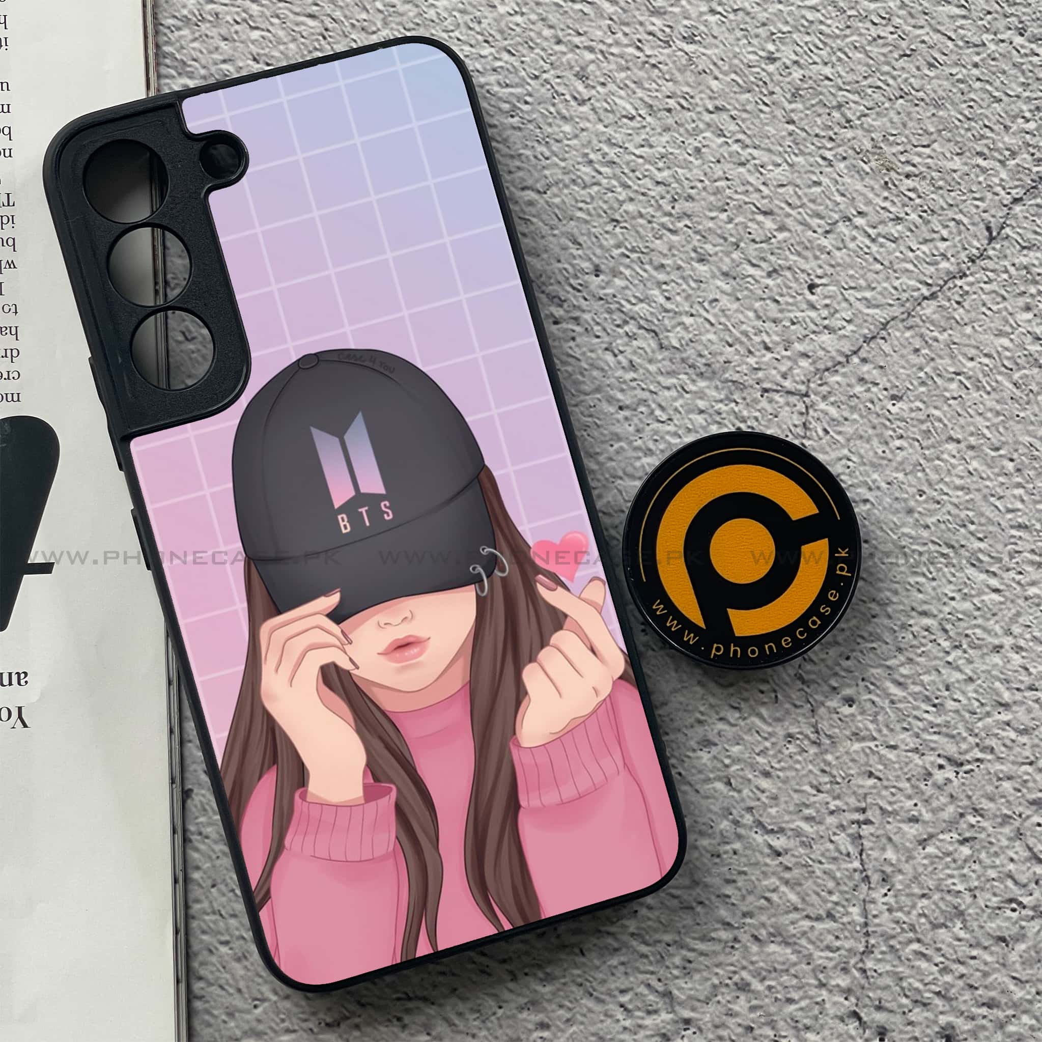 Samsung Galaxy S22 - Anime Girls Series - Premium Metal Printed soft Bumper shock Proof Case