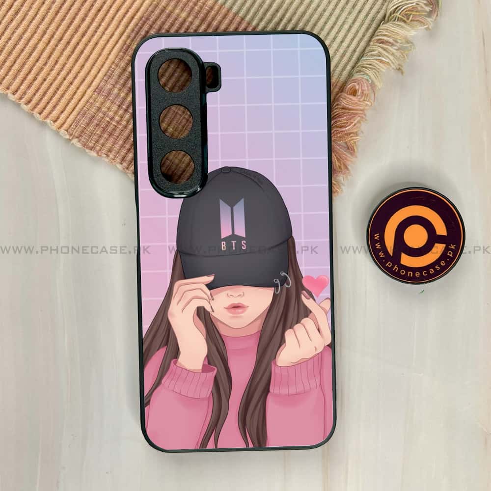 Infinix Hot 60i - Anime Girls Series - Premium Metal Printed soft Bumper shock Proof Case