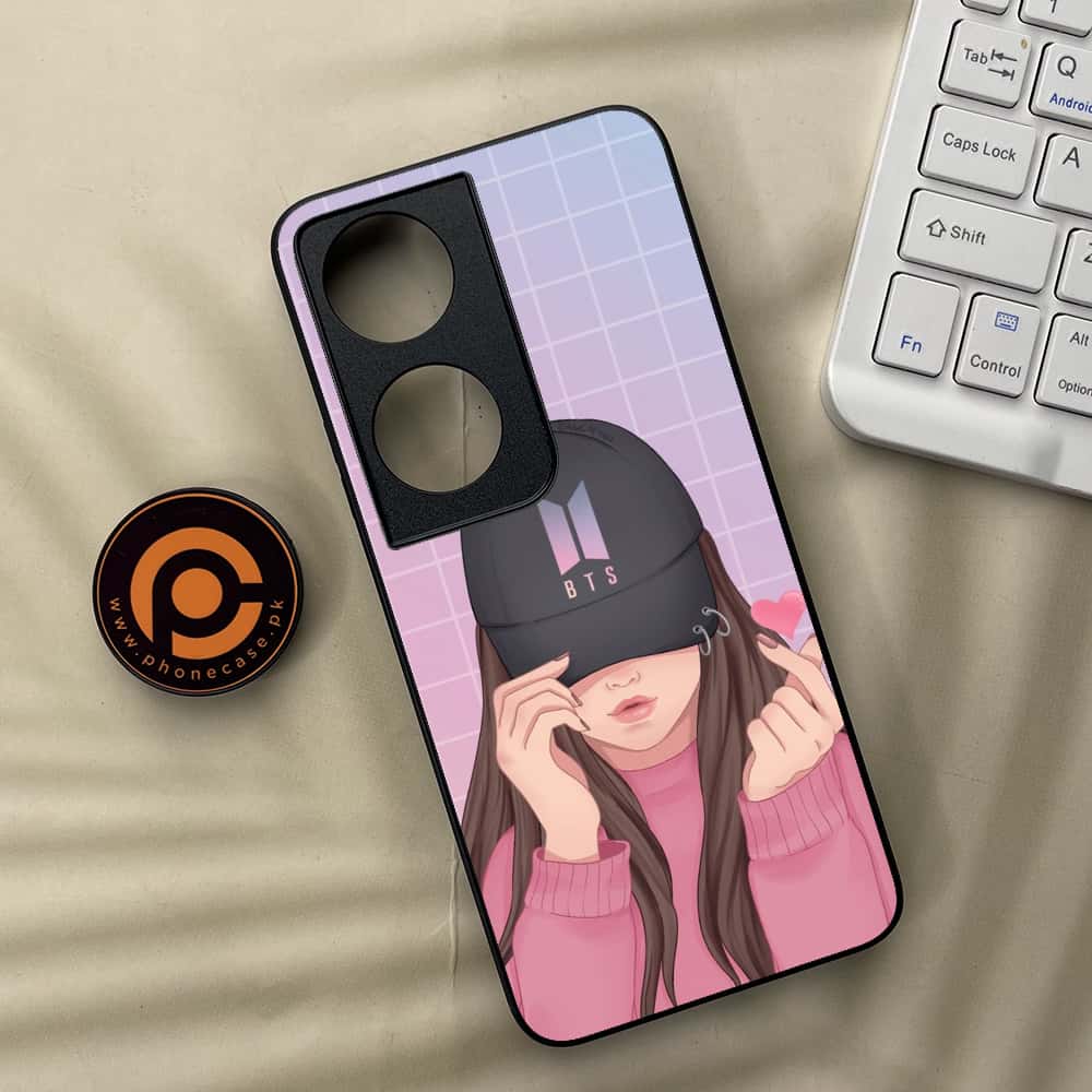 Honor X7b - Anime Girls Series - Premium Metal  Printed soft Bumper shock Proof Case