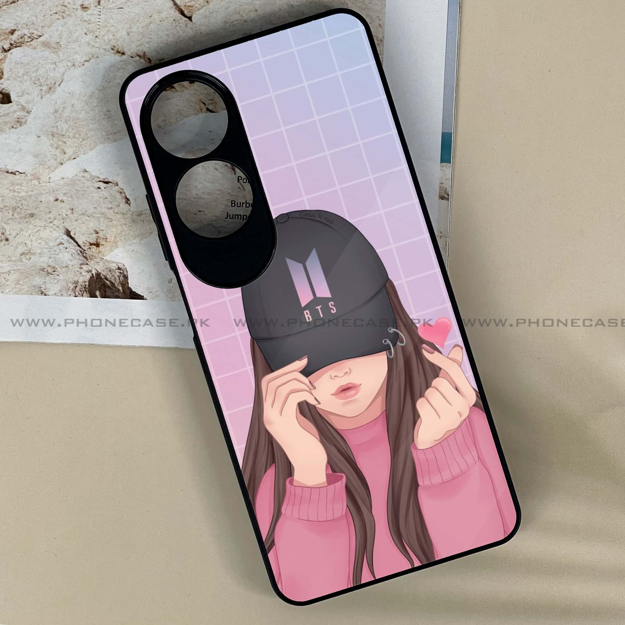 Oppo A60 - Anime Girls Series - Premium Printed Metal soft Bumper shock Proof Case