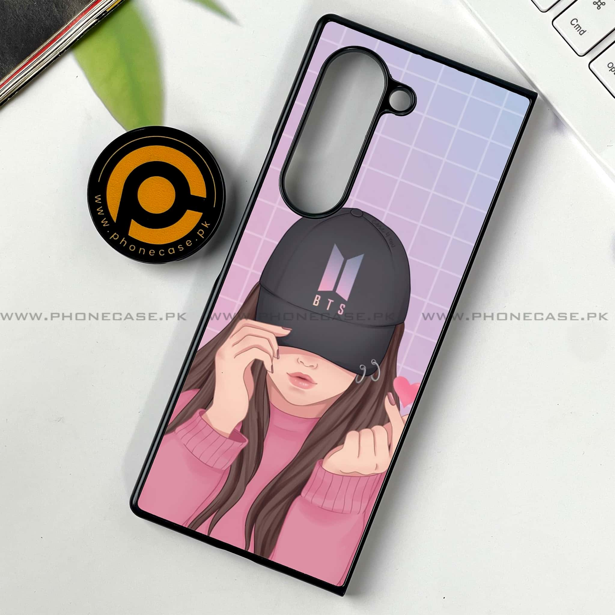 Samsung Galaxy Z Fold 6 - Anime Girls Series - Premium Printed Metal soft Bumper shock Proof Case