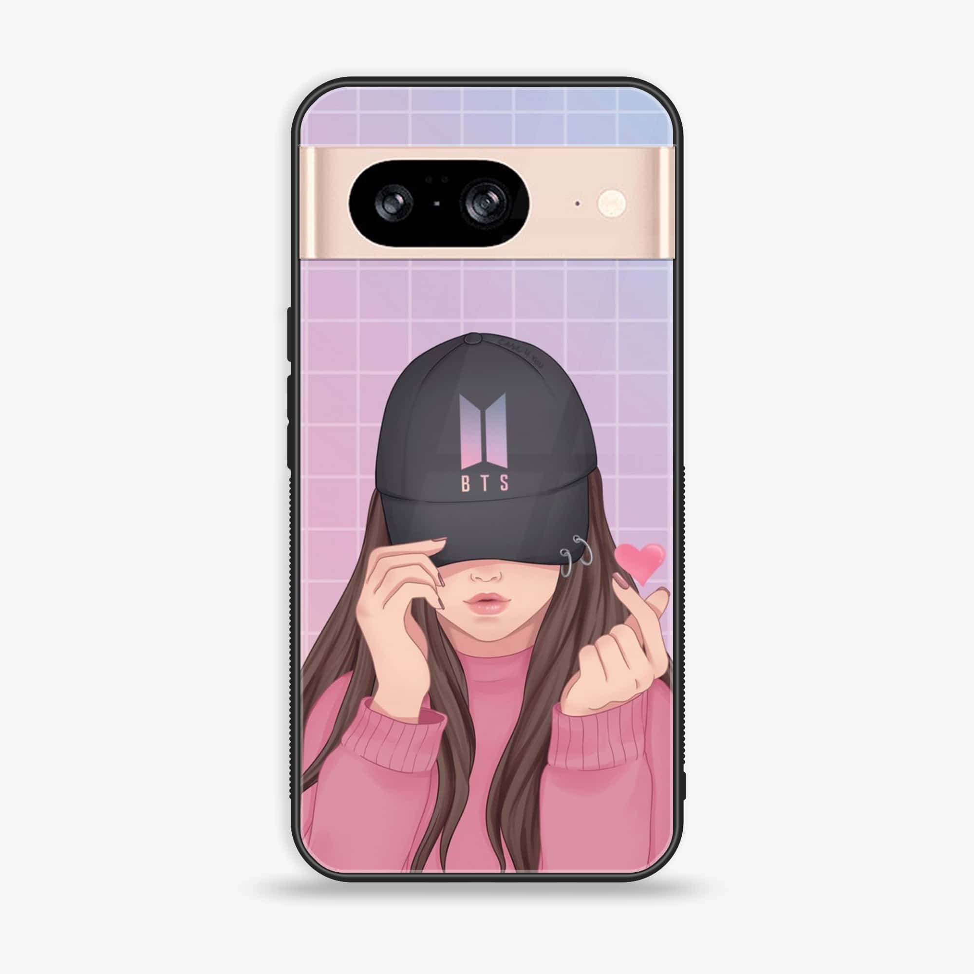 Google Pixel 8 - Anime Girls Series - Premium Metal Printed soft Bumper Shock Proof Case