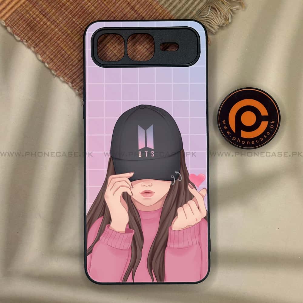 Infinix Smart 10 Plus - Anime Girls Series - Premium Metal Printed soft Bumper shock Proof Case