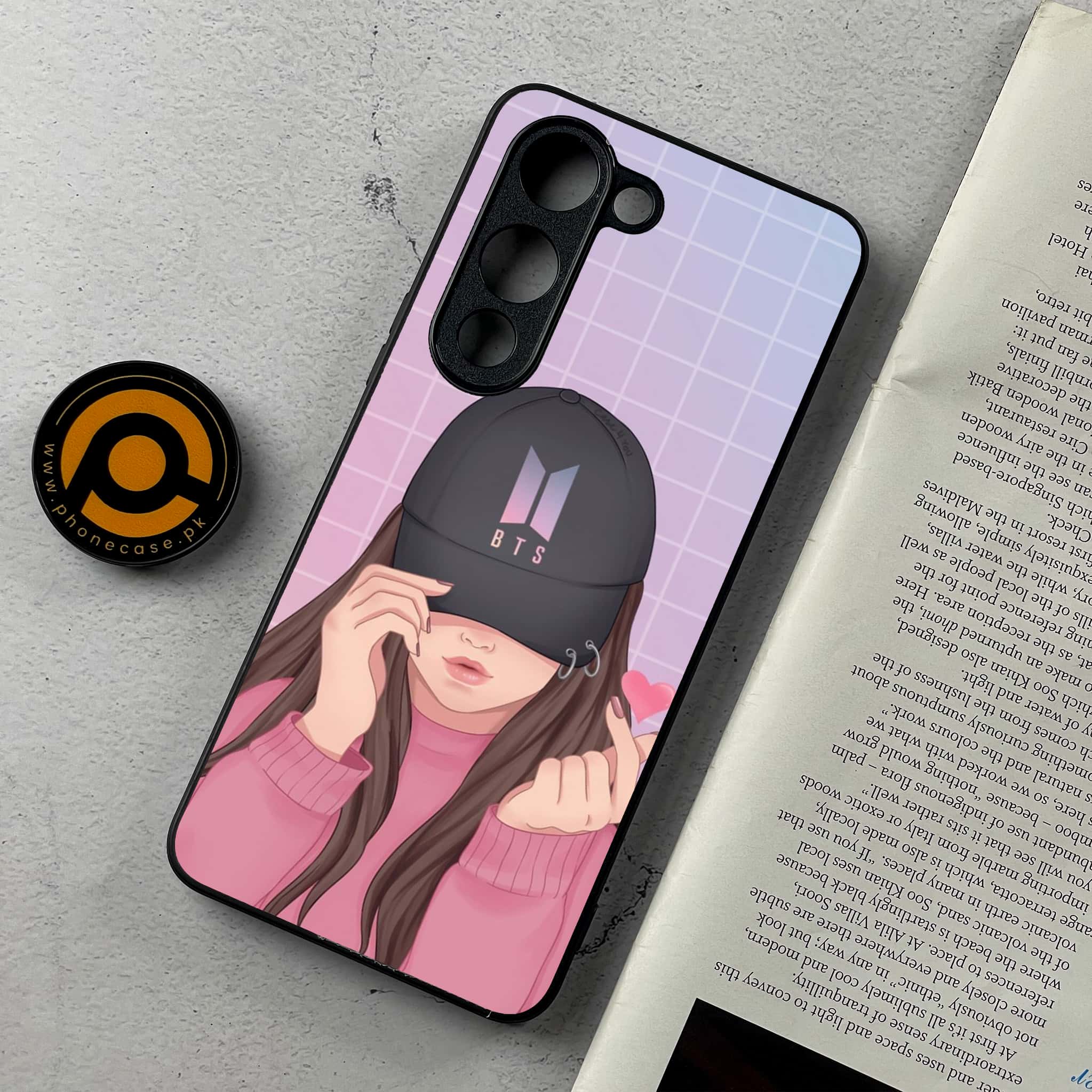 Vivo Y04 - Anime Girls Series - Premium Metal Printed Soft Bumper Shockproof Case